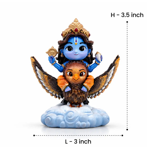 Bal Vishnu Garuda Car Dashboard 