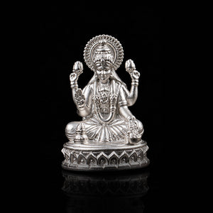 Shri Laxmi Pure Silver Idol (Hollow) 
