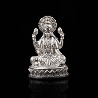 Shri Laxmi Pure Silver Idol (Hollow) 