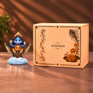 Bal Vishnu Garuda idol with premium packaging 