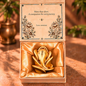 Rose Ganesha Idol With Premium Packaging 
