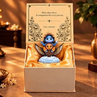 Bal Vishnu Garuda idol with premium packaging 