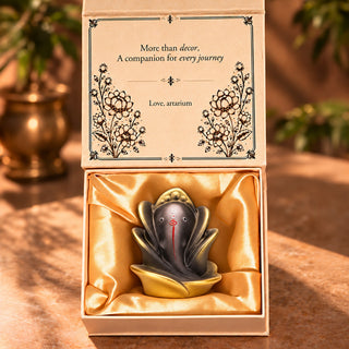 Rose Ganesha Idol With Premium Packaging 