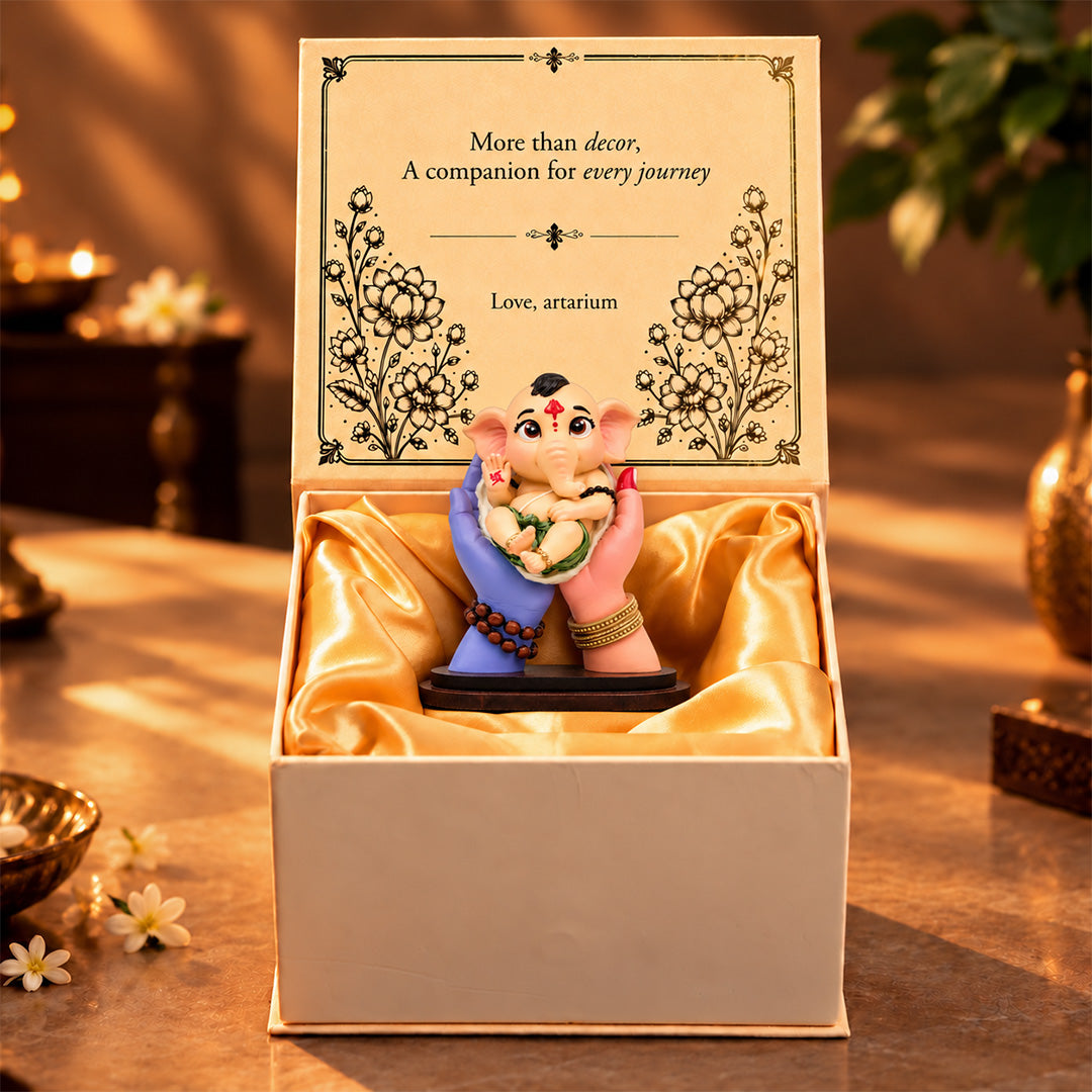 Bal Heramba Ganesha Idol with premium packaging 