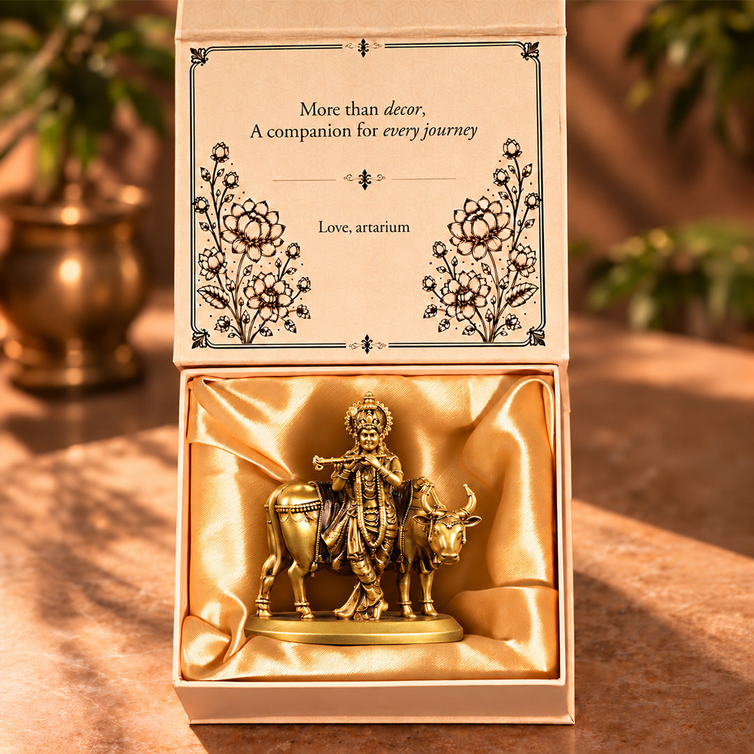 Gopal Krishna Car Dashboard With Premium Packaging 