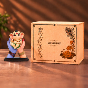 Bal Heramba Ganesha Idol with premium packaging 