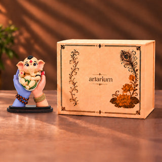 Bal Heramba Ganesha Idol with premium packaging 