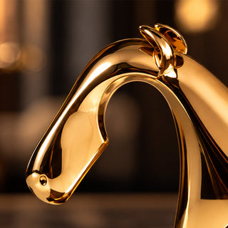 Gold Horse Head Brass Bookends 