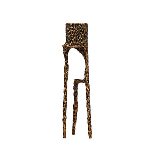 Aluminium Alloy Antique Twig Candle Holder 