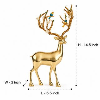 Regal Brass Sika Deer 