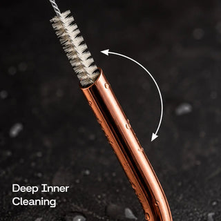 Hammered Copper Sipper Bottle Complete Kit 