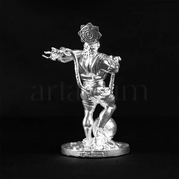 Bahubali Hanuman Silver Plated Idol