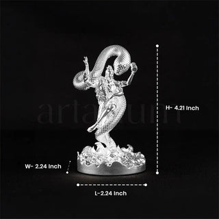 Mystical Shiva Silver Plated Idol