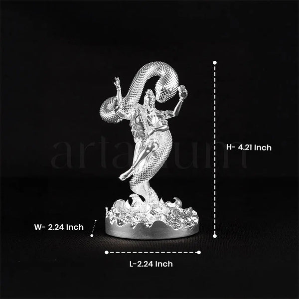 Mystical Shiva Silver Plated Idol