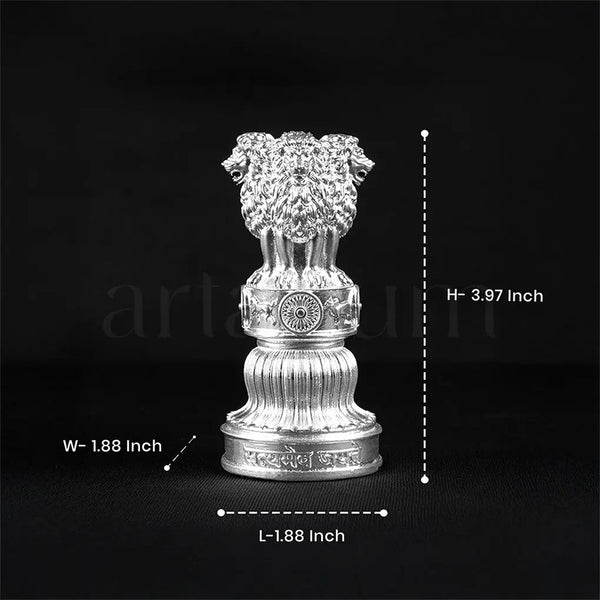 Ashok Stambh Silver Plated