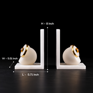 Imperial Alabaster Owl Crystal Bookend 