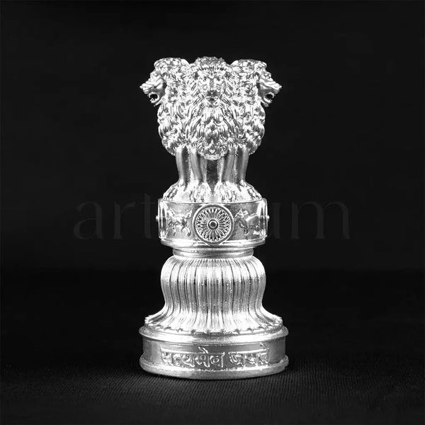 Ashok Stambh Silver Plated