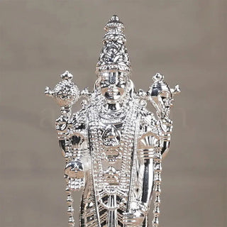 Venkateshwar Balaji Silver Plated Idol