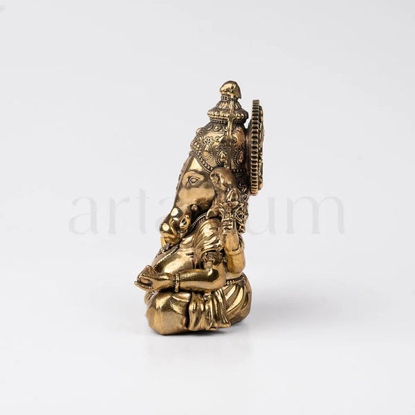 Brass Vighnaharta Ganesha Idol