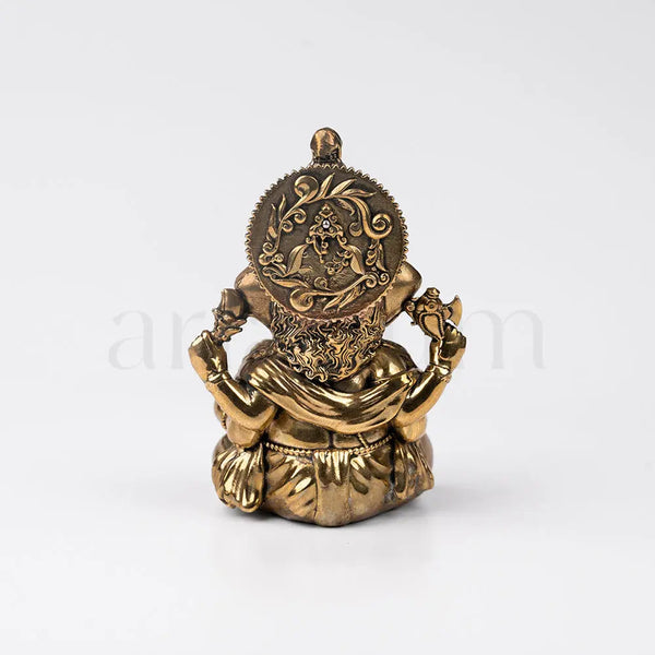 Brass Vighnaharta Ganesha Idol