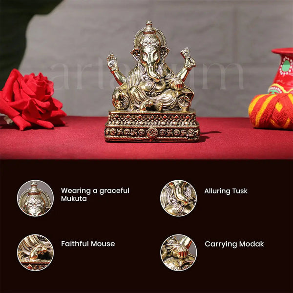 Brass Vinayaka Idol