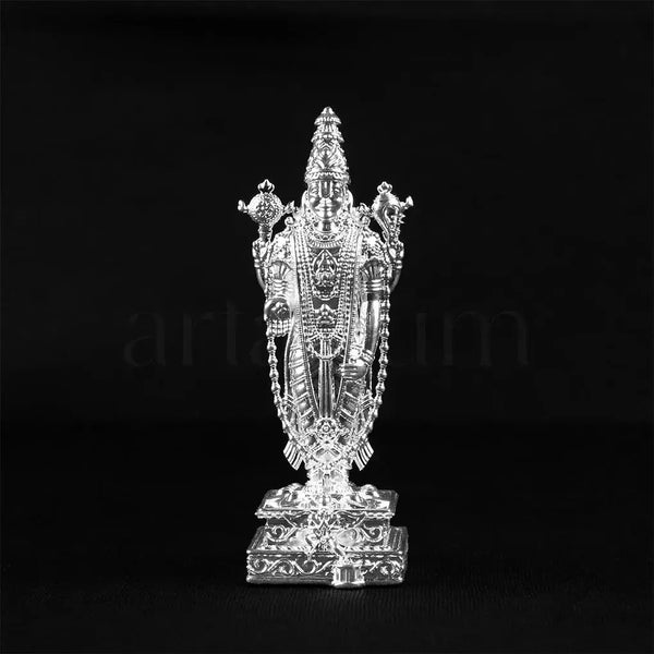 Venkateshwar Balaji Silver Plated Idol
