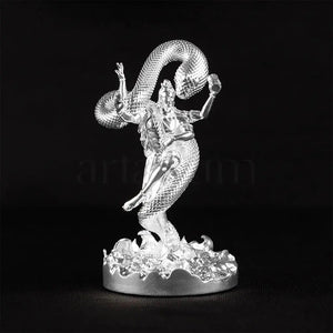 Mystical Shiva Silver Plated Idol