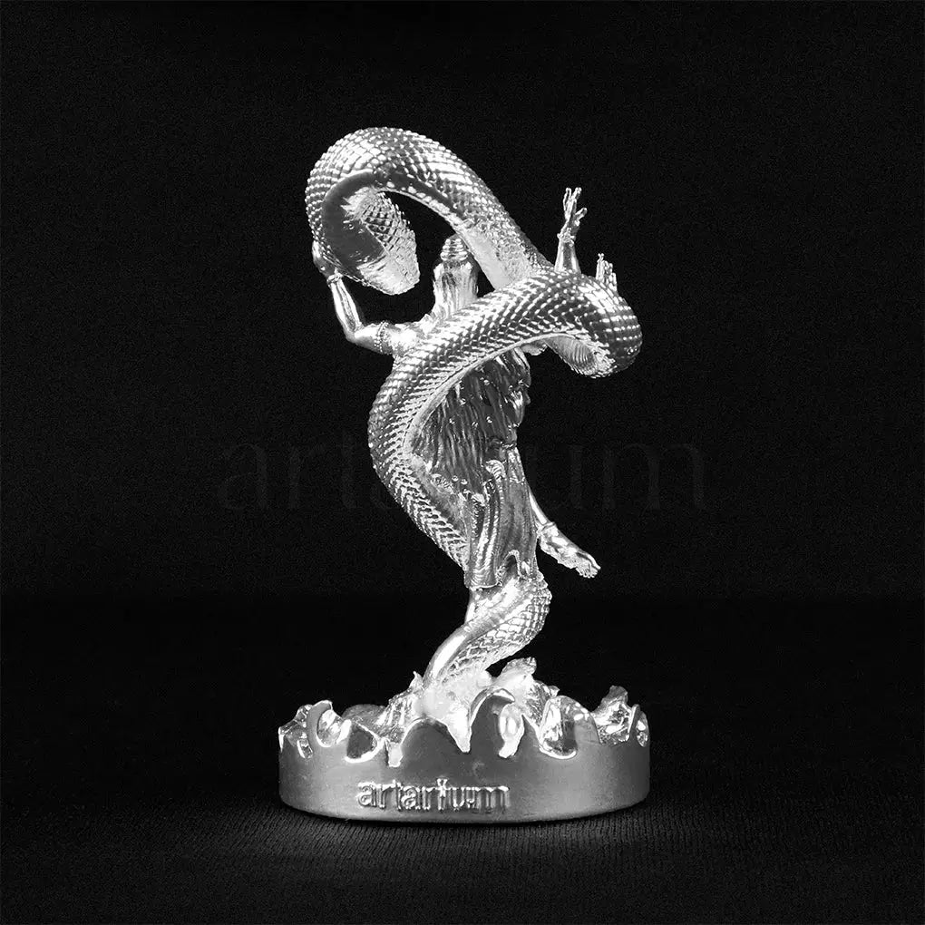 Mystical Shiva Silver Plated Idol