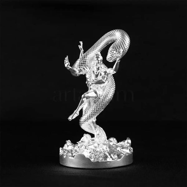 Mystical Shiva Silver Plated Idol