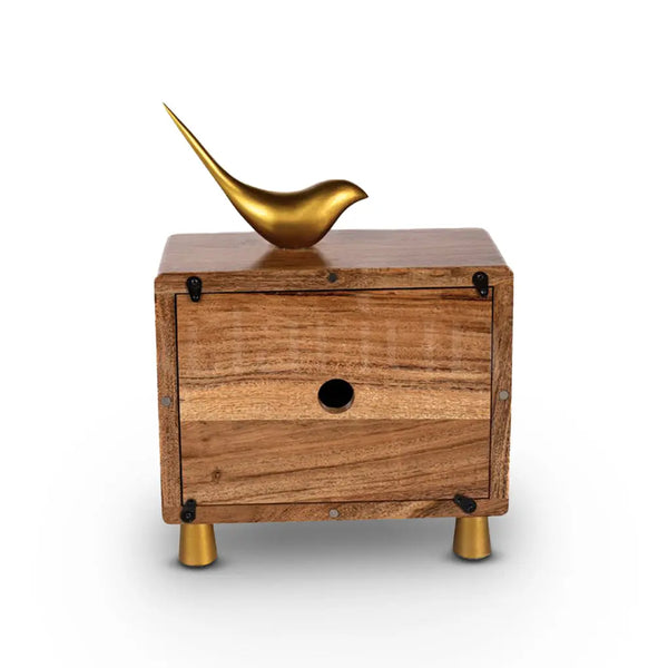 Wooden Wing Tissue Box