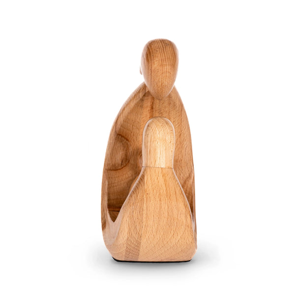 Wooden Family Figurine