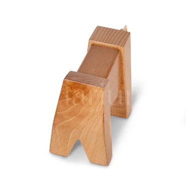 Wooden Rhino Figurine