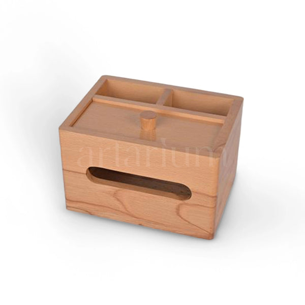All-in-One Wooden Desk Organizer