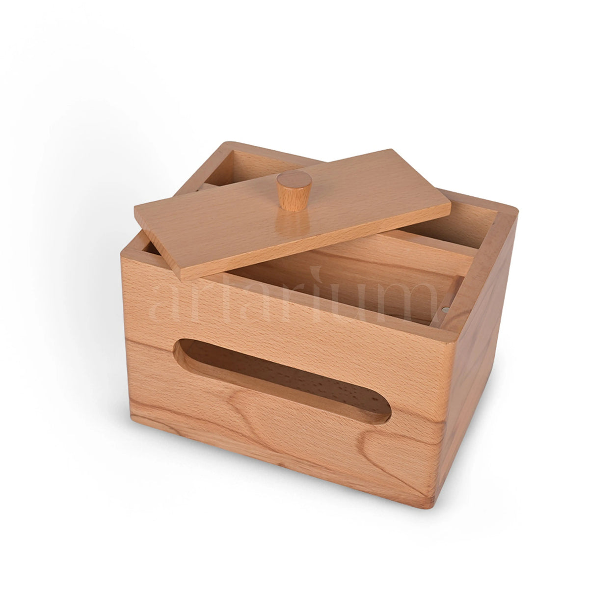 All-in-One Wooden Desk Organizer
