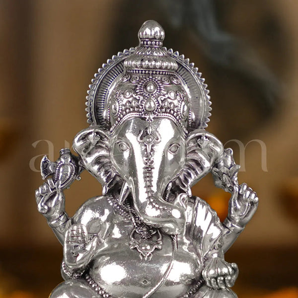 Brass Vighnaharta Ganesha Idol