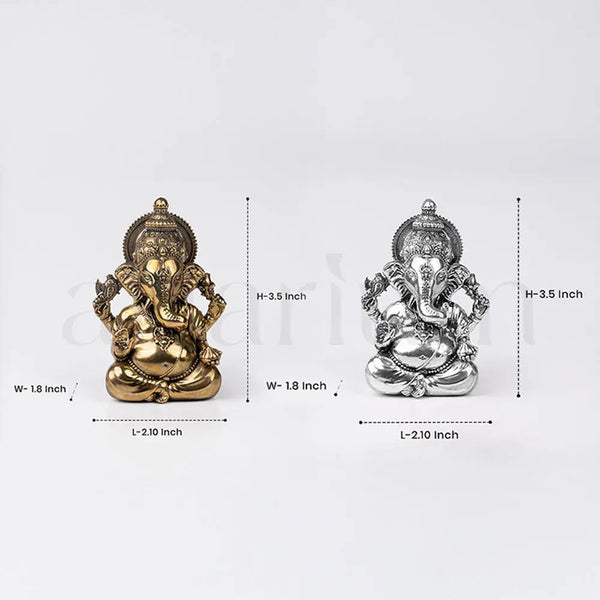 Brass Vighnaharta Ganesha Idol