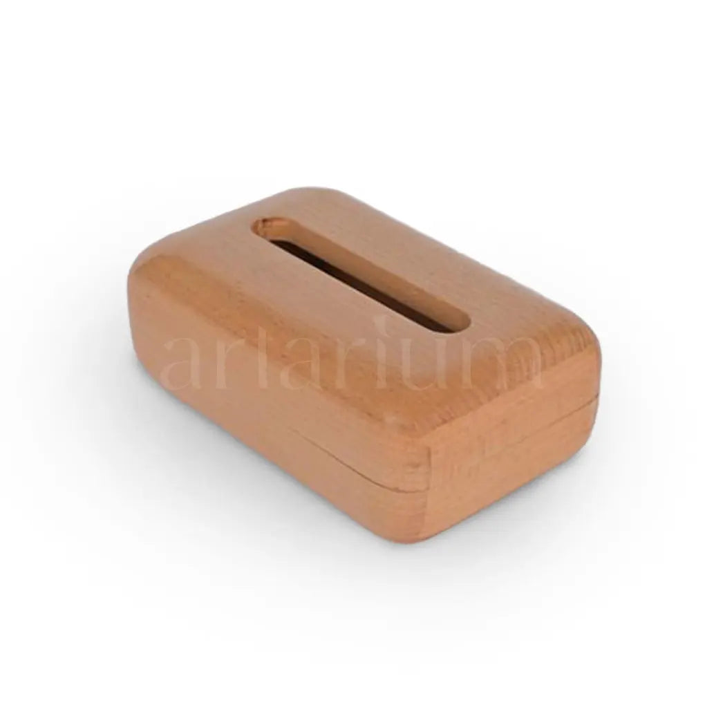 Steam Beech Wood Tissue Box