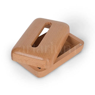 Steam Beech Wood Tissue Box