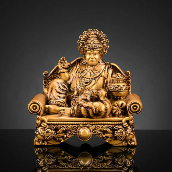 Lord Kuber Statue & Vidya Saraswati Set