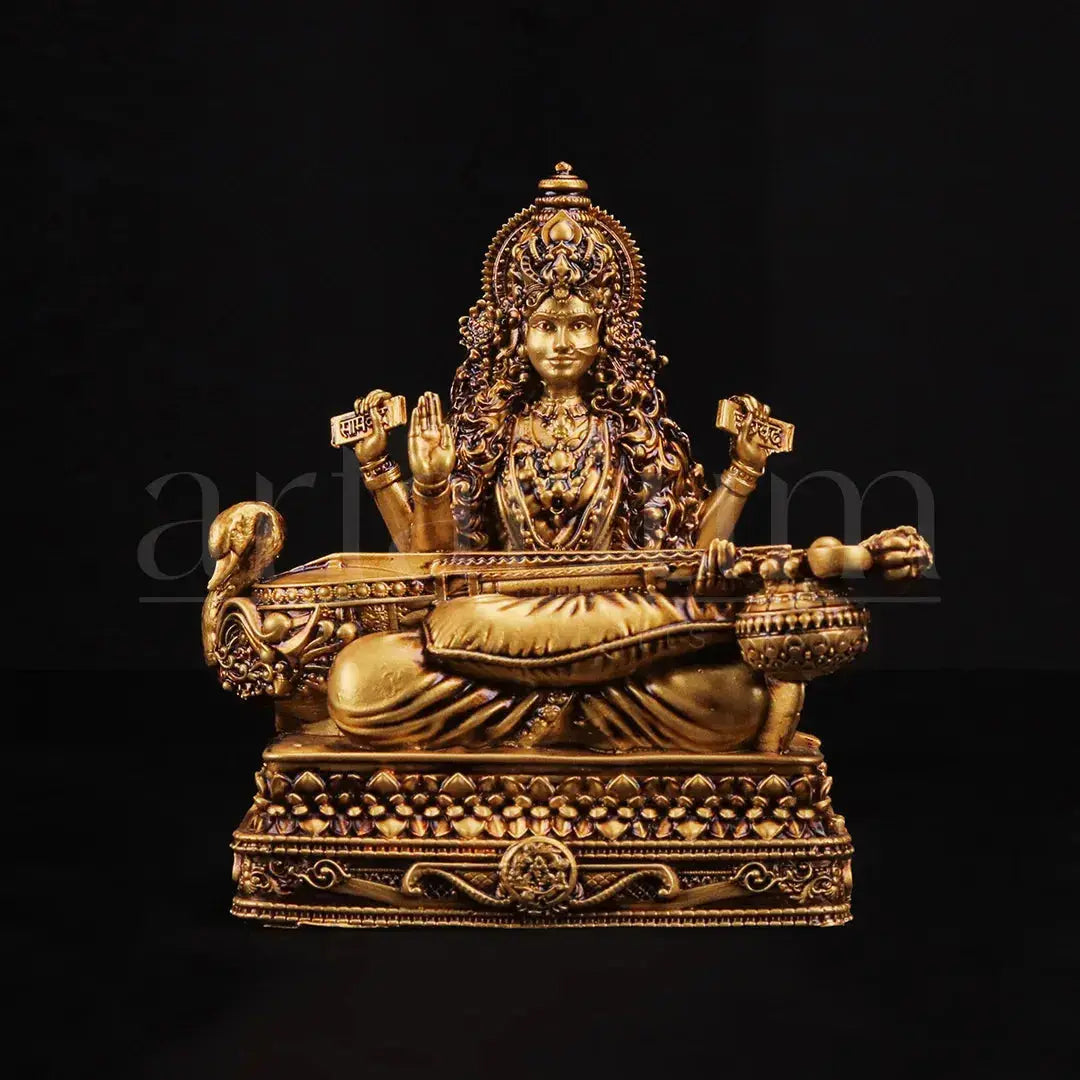 Vidya Saraswati Car Dashboard theartarium