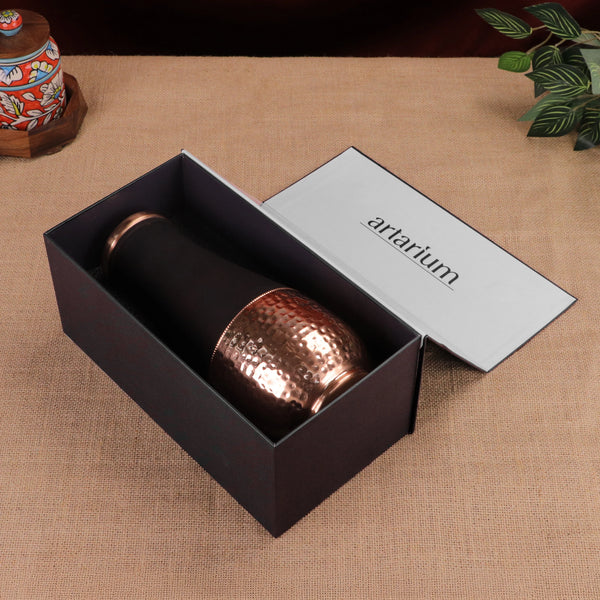Tulip Copper Water Jar with Gift Box