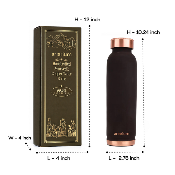 Eco-Friendly Copper Bottle with Premium Packaging
