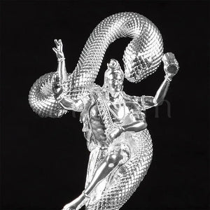 Mystical Shiva Silver Plated Idol