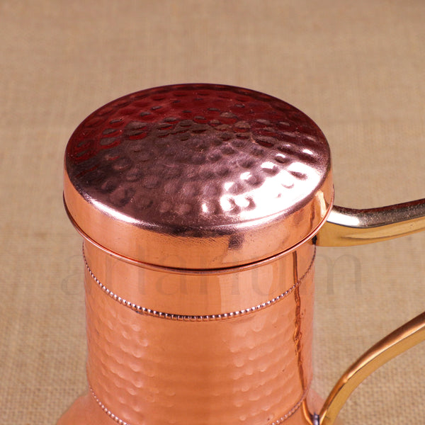 Copper Jar with Handle