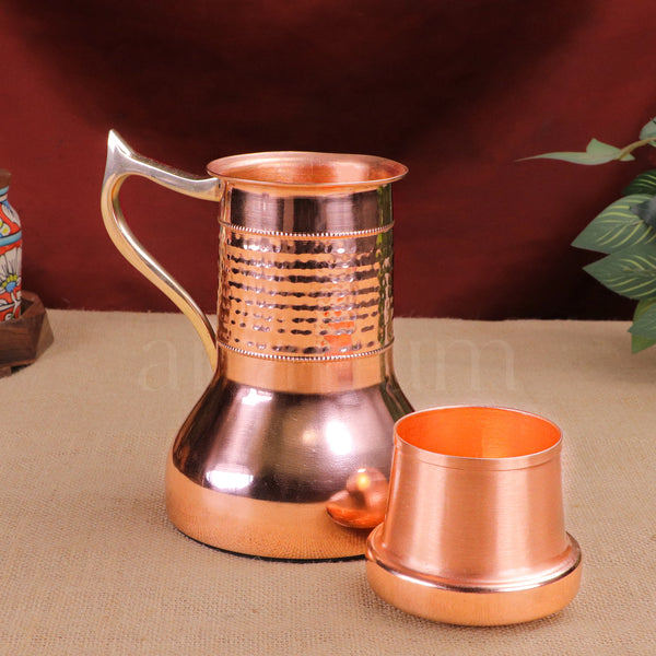 Copper Jar with Handle