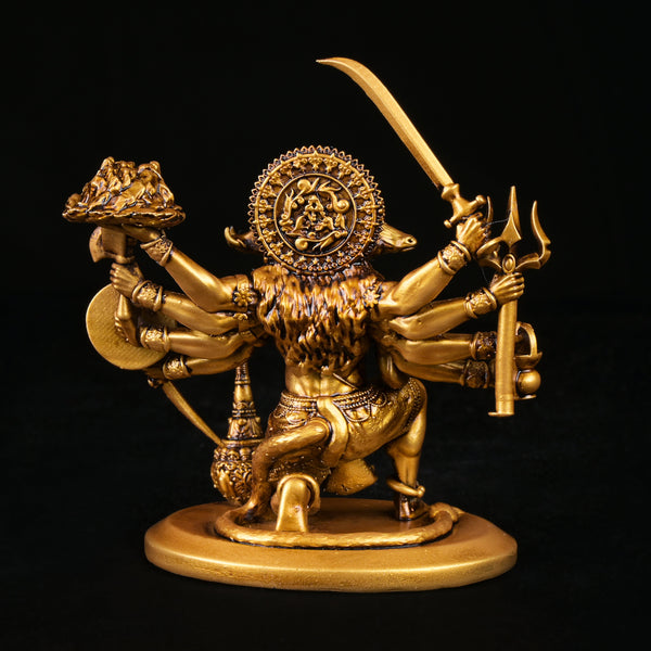 Sitting Panchmukhi Lord Hanuman Car Dashboard