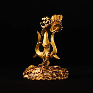 Lord Shiva Trishul With Damru Car Dashboard