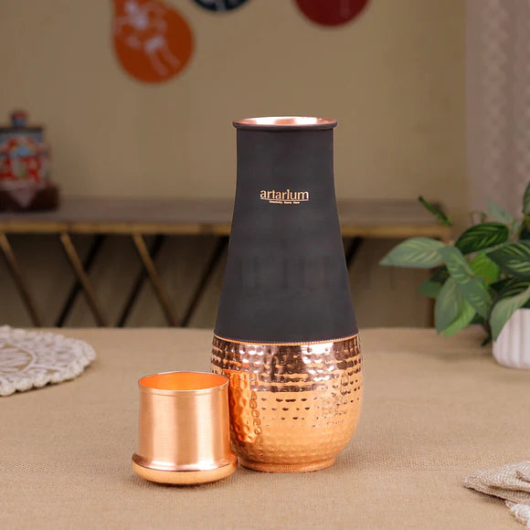 Tulip Copper Water Jar with Gift Box
