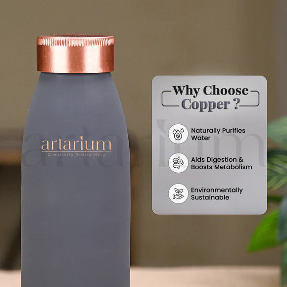 Eco-Friendly Copper Water Bottle with Gift Box