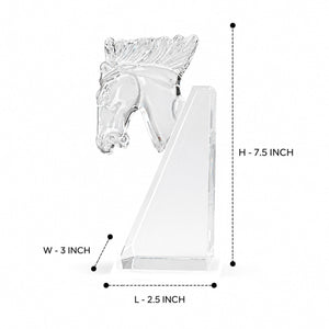 The Crystal Stallion Bookend 